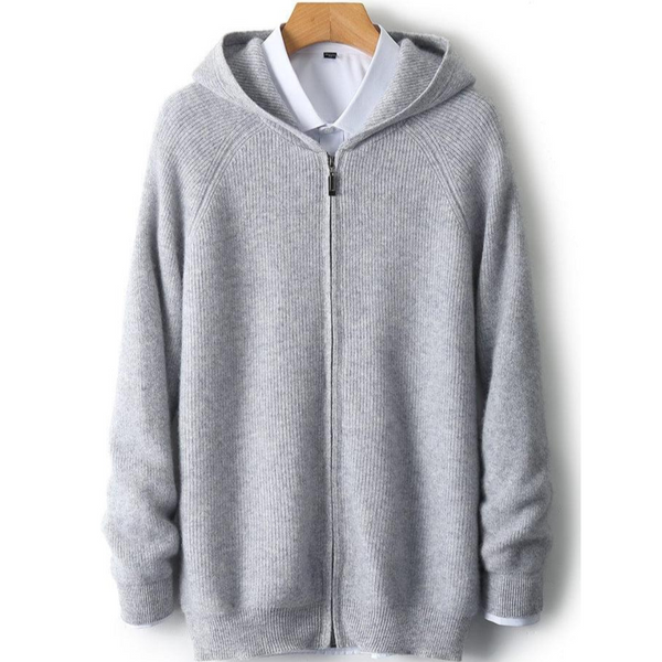 Warme Winterjacke mit Kapuze