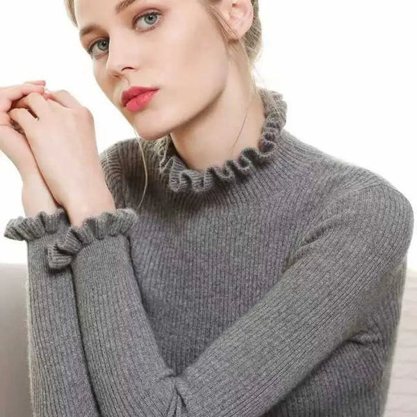 Amber - Pullover für Damen mit Rollkragen