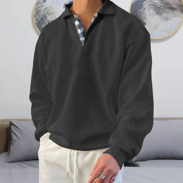 Langarm-Poloshirt für Herren