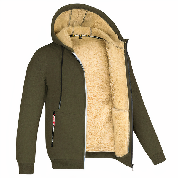 Herren Fleecegefütterte Jacke