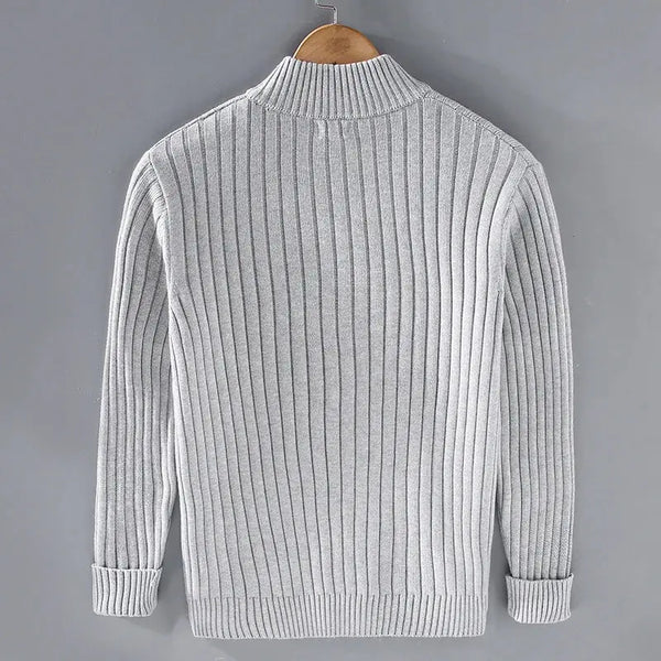 Pull Zippé en Tricot