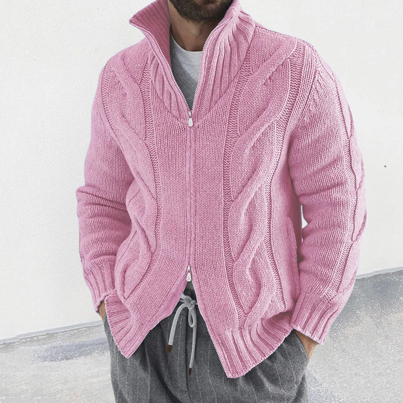 Strickjacke mit doppeltem Gleiten