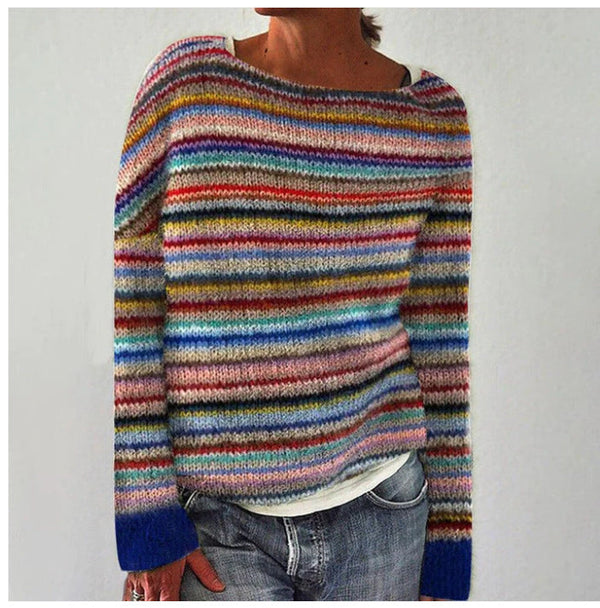 Emma - Stilvolle Strickpullover mit Rundhalsausschnitt
