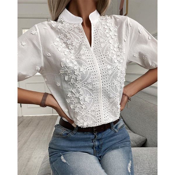 Baumwollbluse für Damen