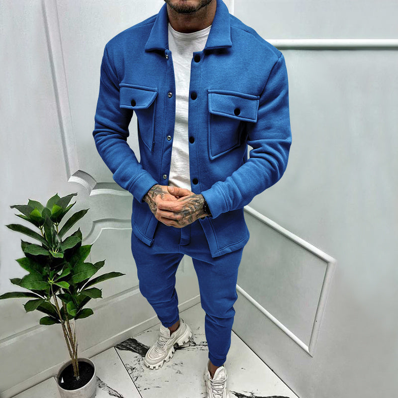 Männer Zweiteiliges Wildleder-Outfit