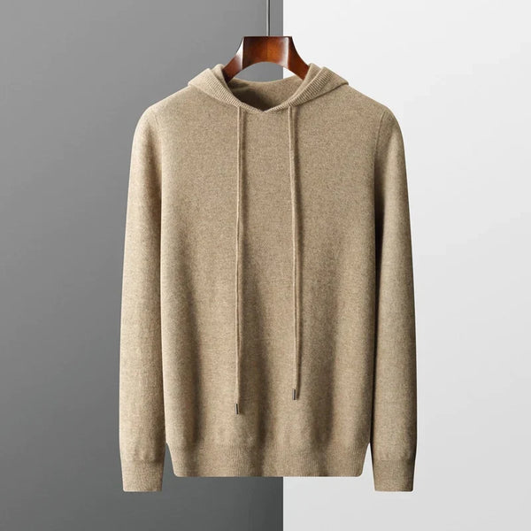 Kapuzenpullover aus Merinowolle für Herren