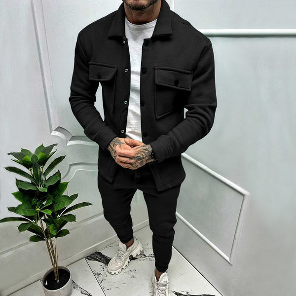 Männer Zweiteiliges Wildleder-Outfit