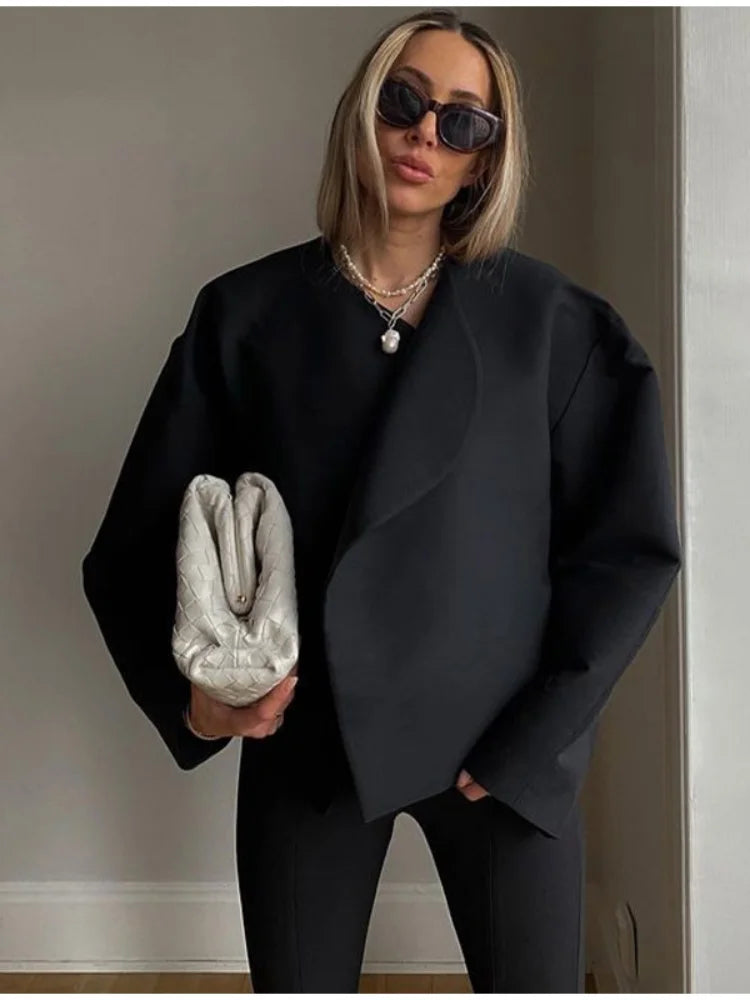 Damen Kurze Wolljacke
