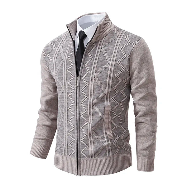 Strickjacke mit Reißverschluss für Herren