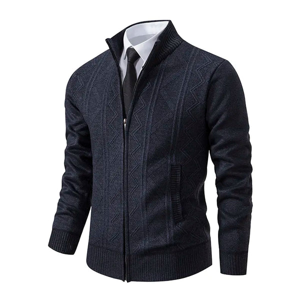 Strickjacke mit Reißverschluss für Herren
