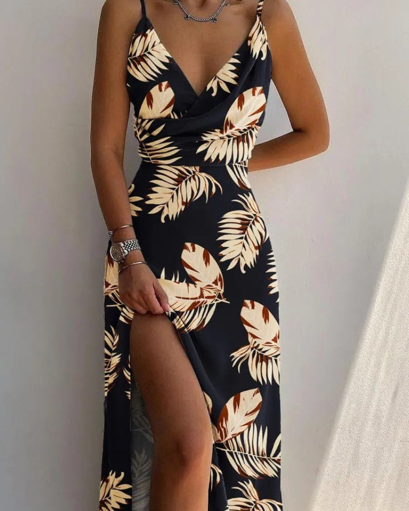 Alessa - Stilvolles V-Ausschnittkleid