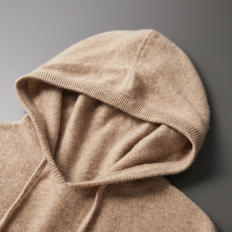 Kapuzenpullover aus Merinowolle für Herren