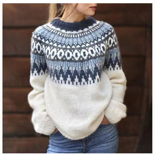 Adelina - Islandpullover Wolle Damen