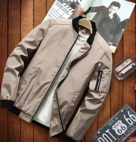 Bomberjacke im urbanen Stil