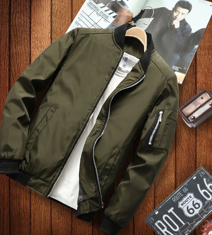 Bomberjacke im urbanen Stil
